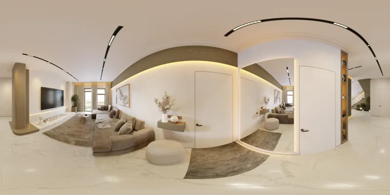 360° panorama, view 1